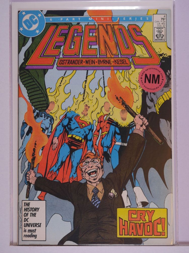 LEGENDS (1986) Volume 1: # 0004 NM