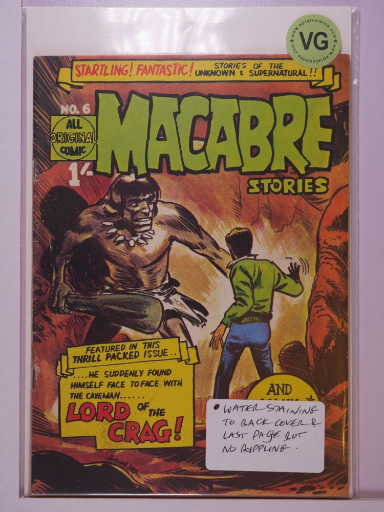MACABRE STORIES (1966) Volume 1: # 0006 VG
