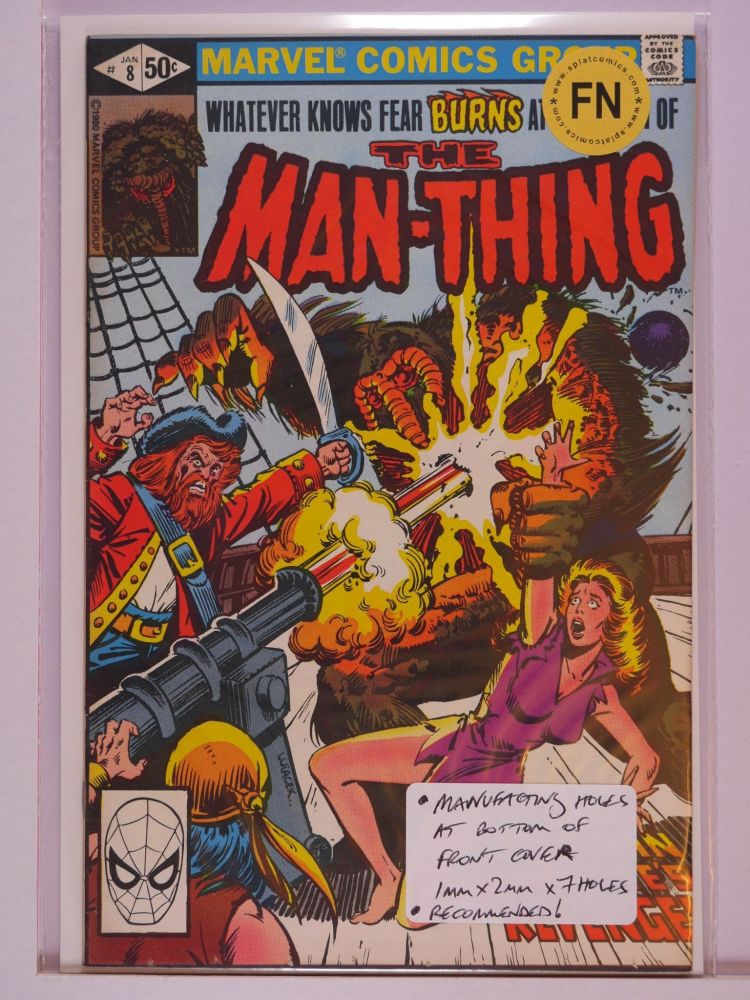 MAN THING (1979) Volume 2: # 0008 FN