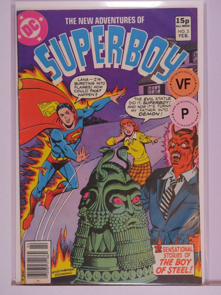 NEW ADVENTURES OF SUPERBOY (1980) Volume 1: # 0002 VF PENCE