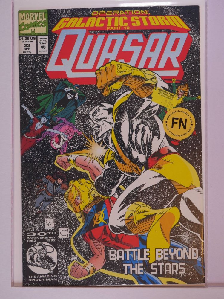 QUASAR (1989) Volume 1: # 0033 FN