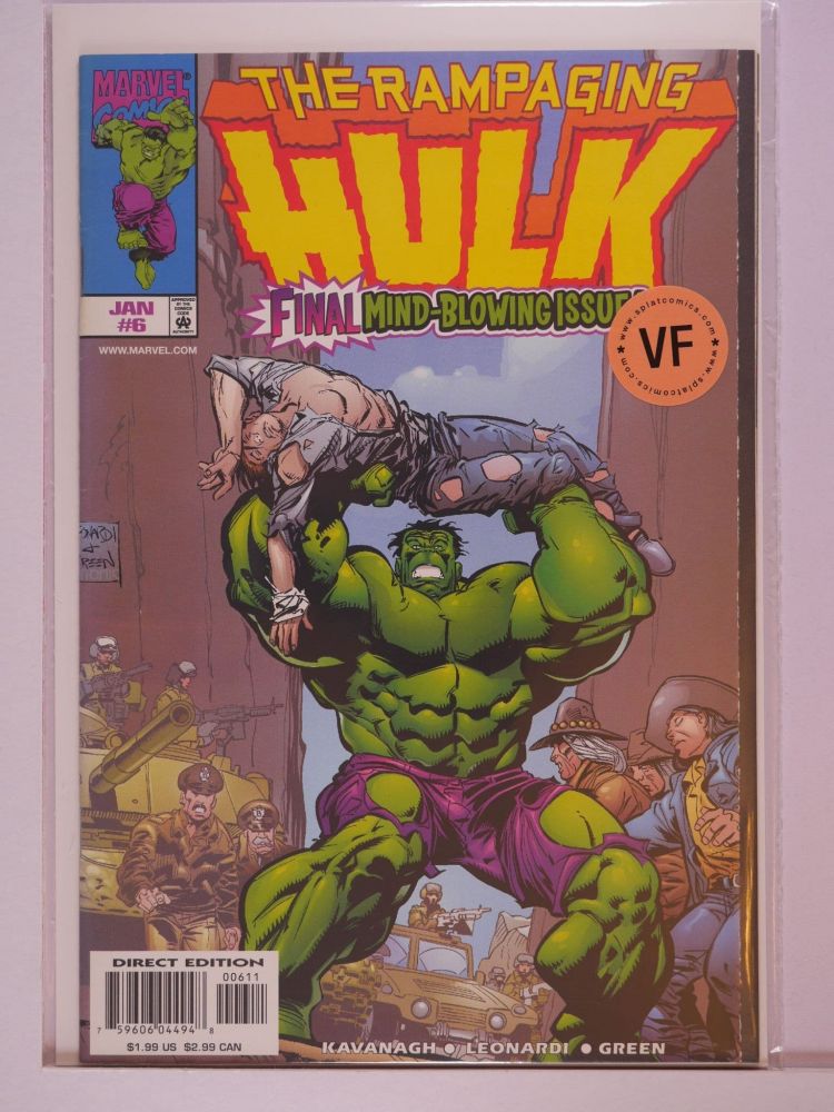 RAMPAGING HULK (1998) Volume 1: # 0006 VF