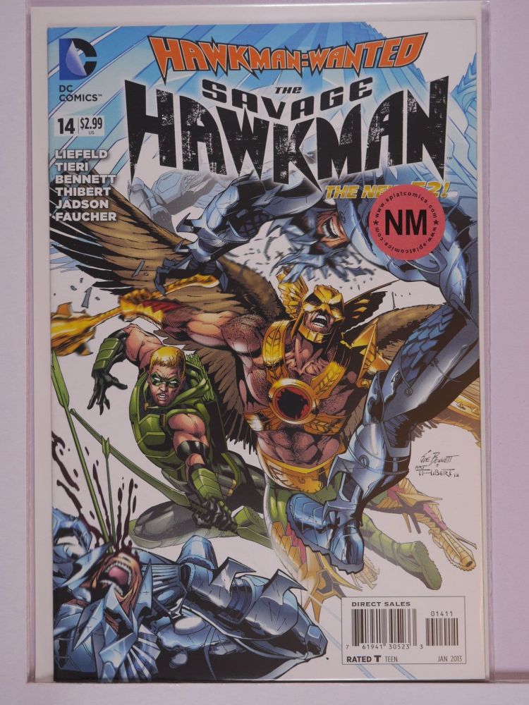 SAVAGE HAWKMAN NEW 52 (2011) Volume 1: # 0014 NM