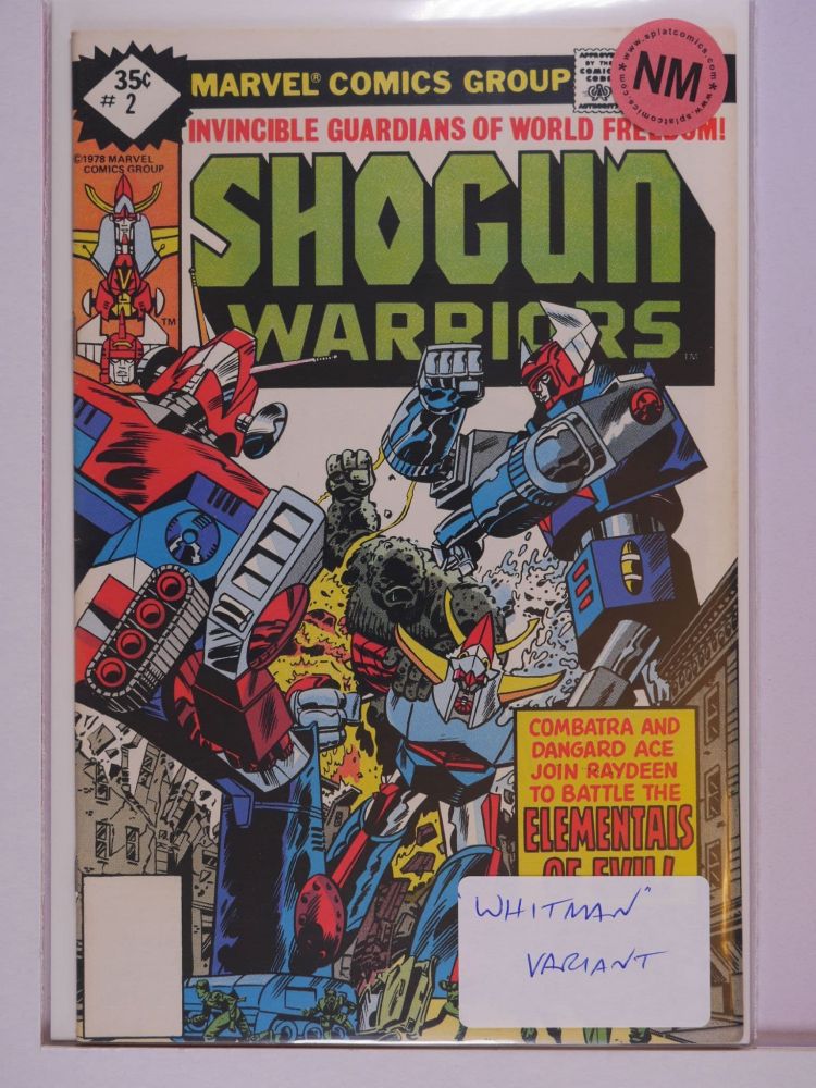 SHOGUN WARRIORS (1979) Volume 1: # 0002 NM WHITMAN VARIANT
