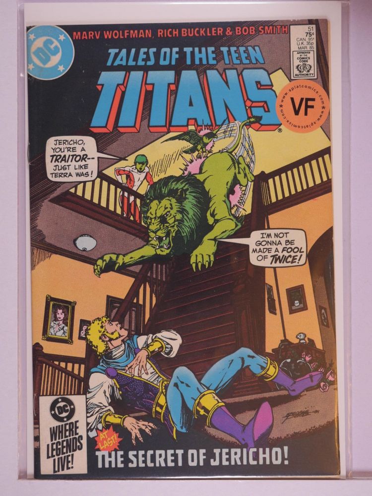 TALES OF THE TEEN TITANS (1980) Volume 1: # 0051 VF