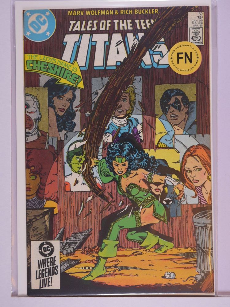 TALES OF THE TEEN TITANS (1980) Volume 1: # 0052 FN