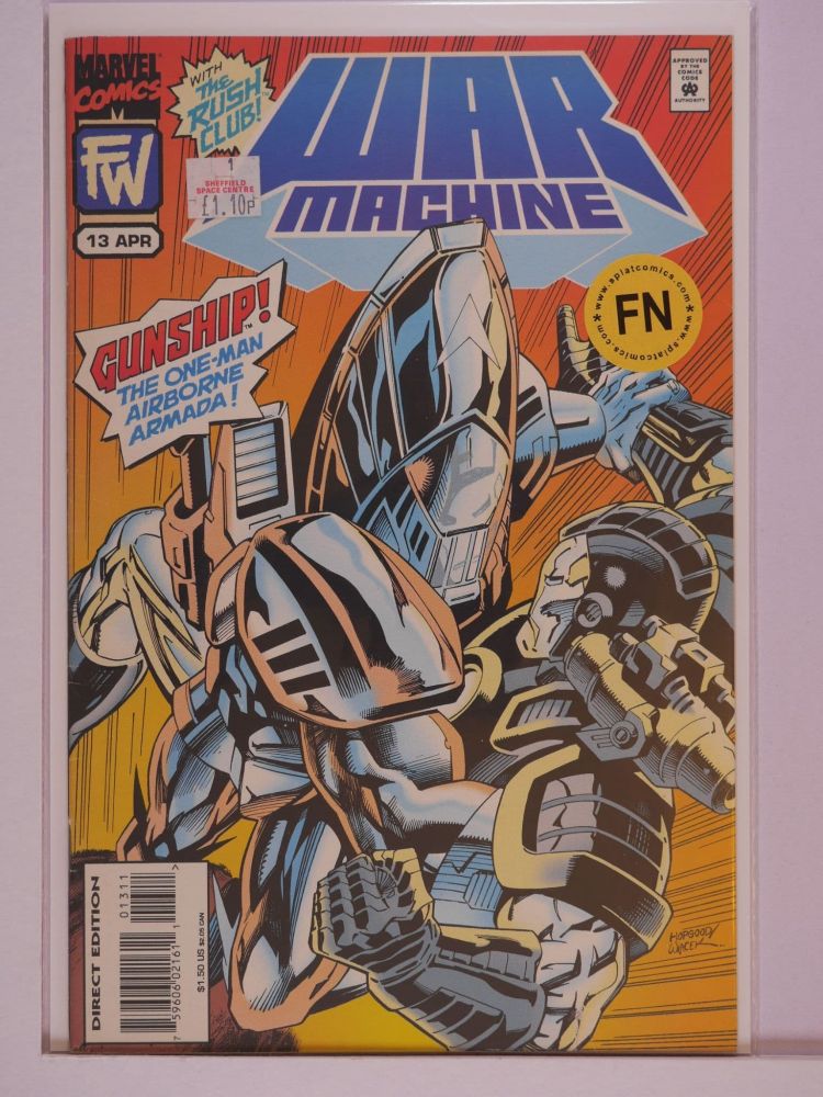 WAR MACHINE (1994) Volume 1: # 0013 FN