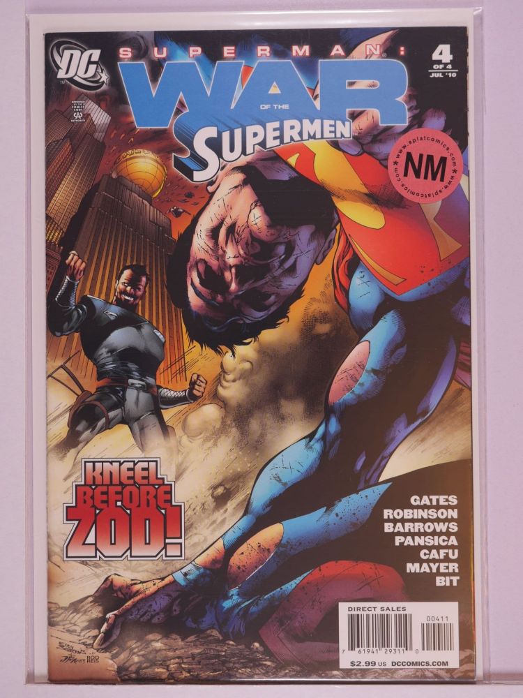 WAR OF THE SUPERMEN (2010) Volume 1: # 0004 NM