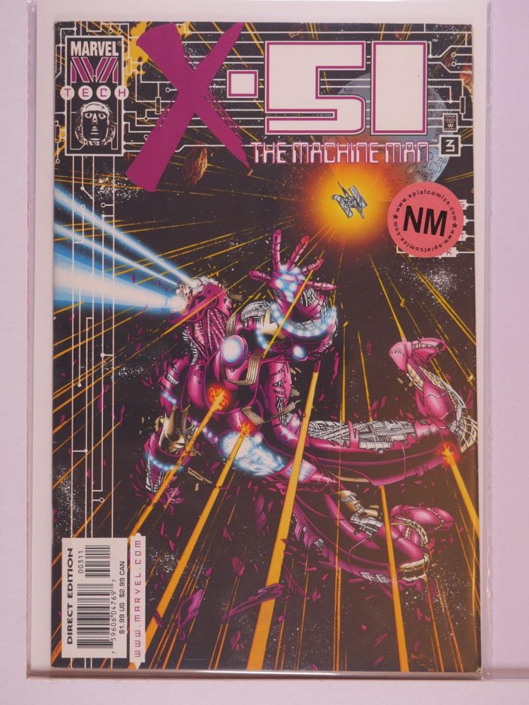 X-51 MACHINE MAN (1999) Volume 1: # 0003 NM