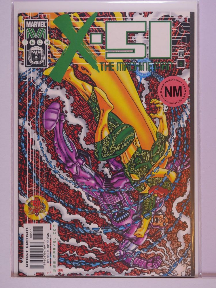 X-51 MACHINE MAN (1999) Volume 1: # 0005 NM