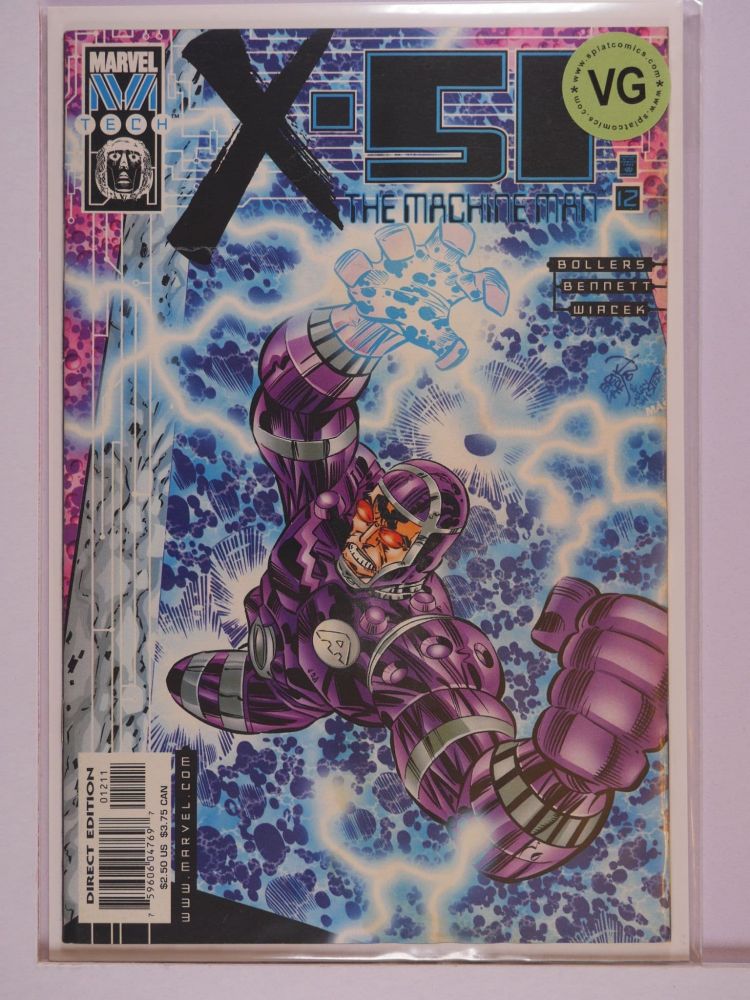 X-51 MACHINE MAN (1999) Volume 1: # 0012 VG