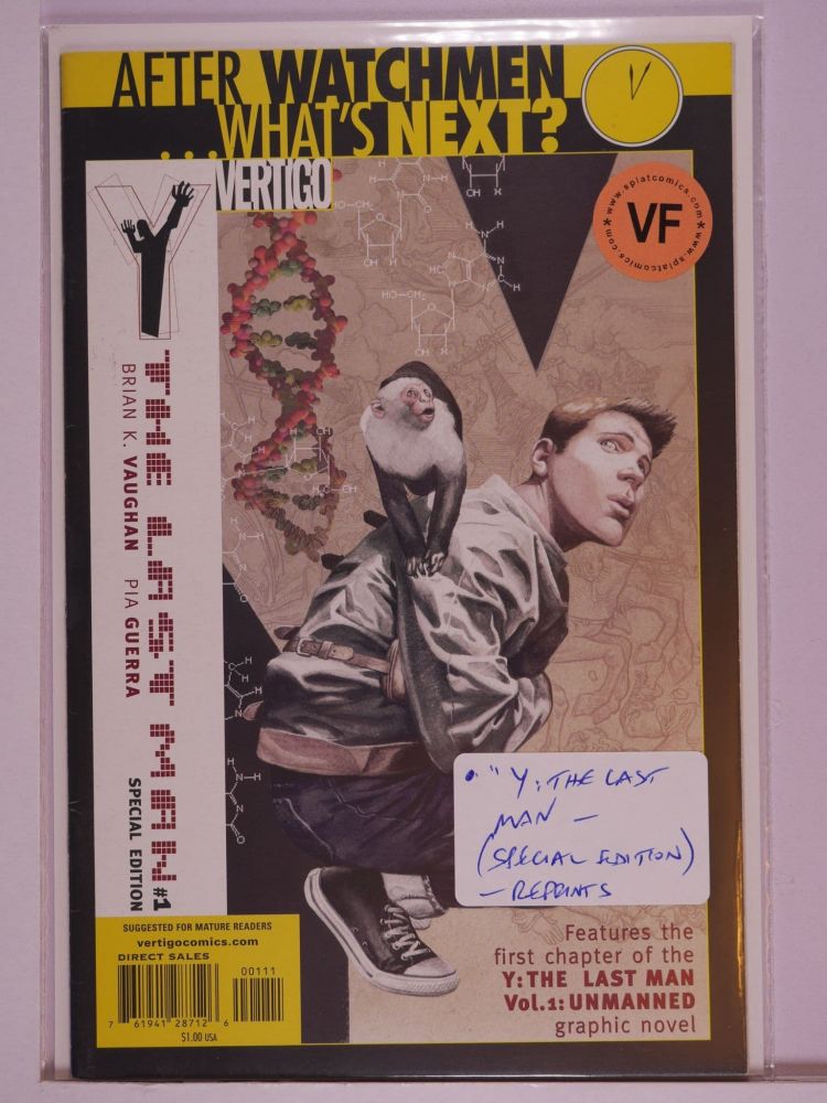 Y THE LAST MAN (2002) Volume 1: # 0001 VF 2ND PRINT VARIANT