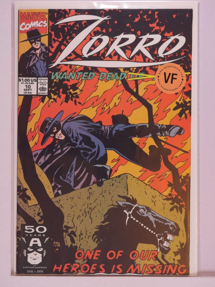 ZORRO (1990) Volume 1: # 0010 VF
